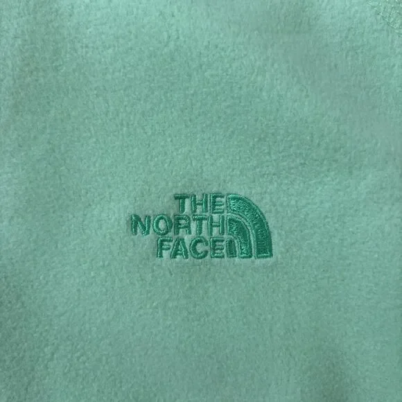 The North Face Women's Glacier 1/4 Zip Lightweight Fleece Pullover Size M Green - Picture 4 of 11